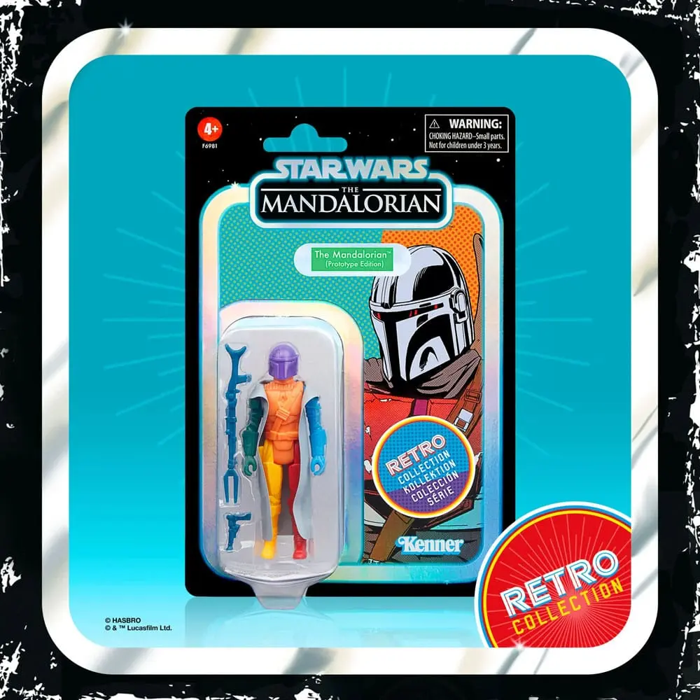 Figurină de acțiune Star Wars: The Mandalorian Retro Collection The Mandalorian (Prototype Edition) 10 cm poza produsului