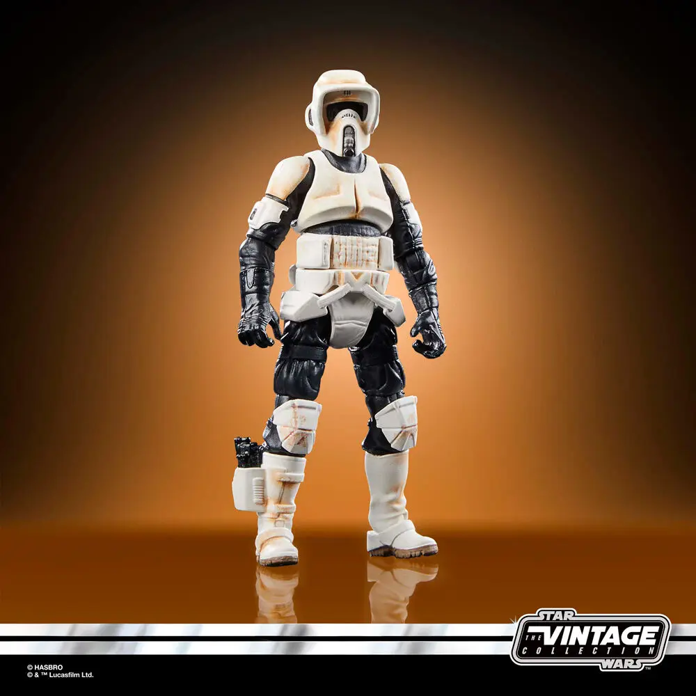 Star Wars: The Mandalorian Vintage Collection Vehicul cu Figurine Motocicletă Speeder cu Scout Trooper & Grogu poza produsului