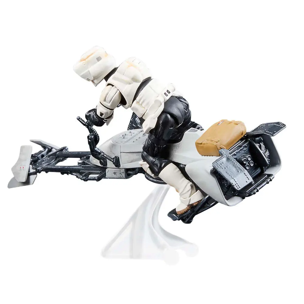 Star Wars: The Mandalorian Vintage Collection Vehicul cu Figurine Motocicletă Speeder cu Scout Trooper & Grogu poza produsului