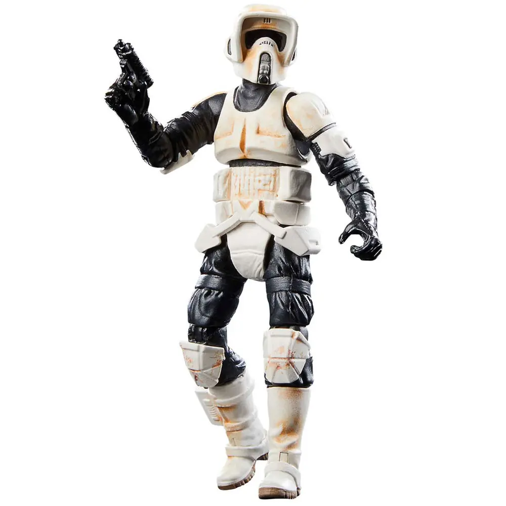 Star Wars: The Mandalorian Vintage Collection Vehicul cu Figurine Motocicletă Speeder cu Scout Trooper & Grogu poza produsului