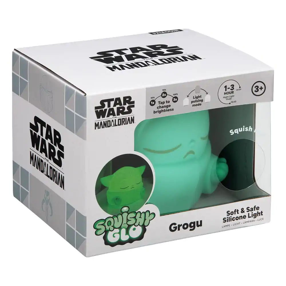 Star Wars The Mandalorian Squishy Glo Silicon Light Grogu 15 cm poza produsului