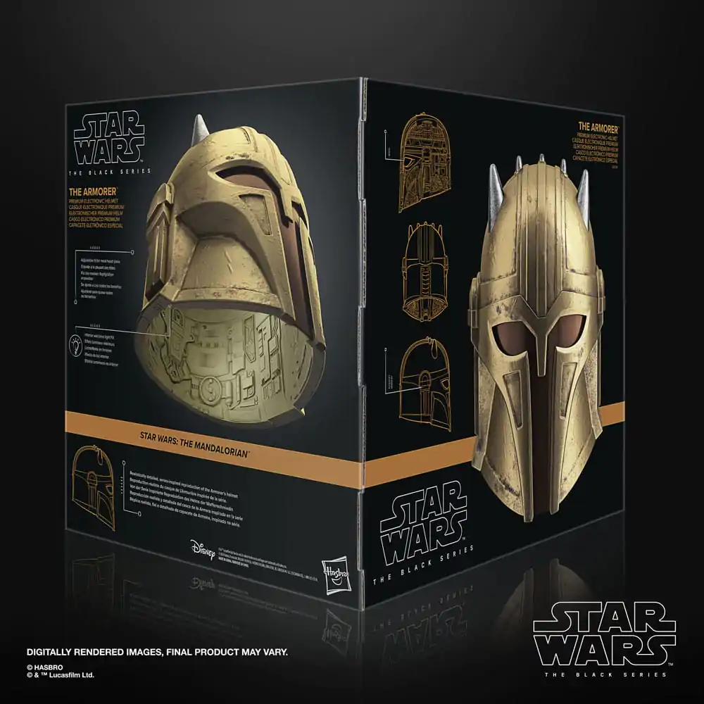 Star Wars The Mandalorian The Armorer cască electronică premium poza produsului