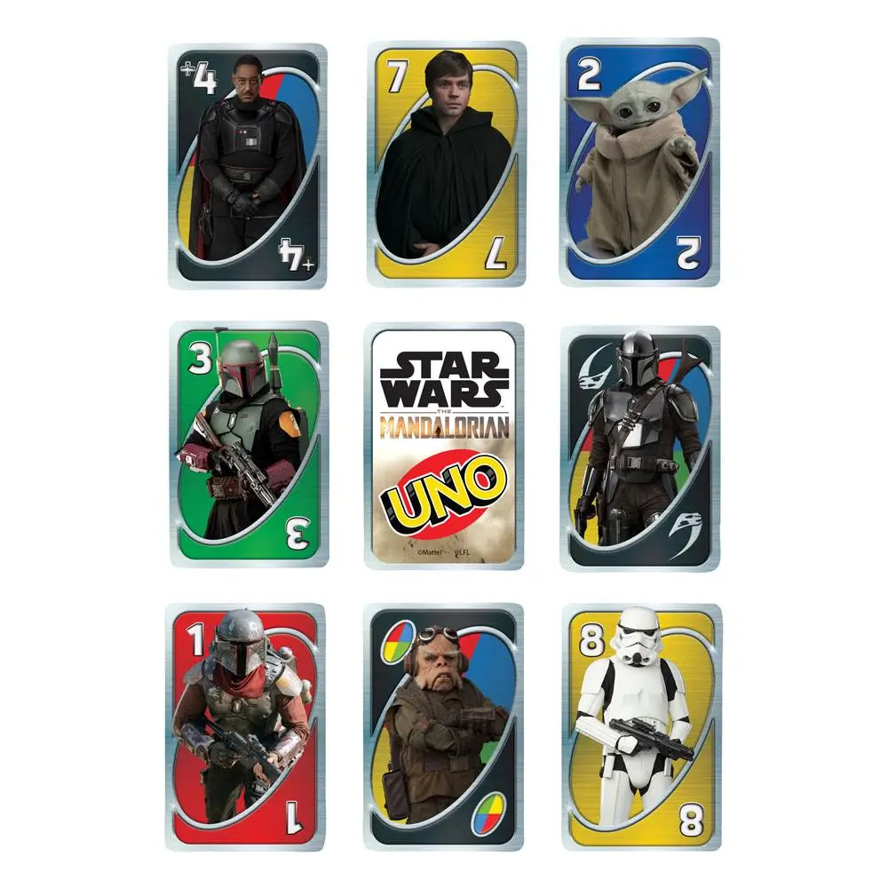 Star Wars: The Mandalorian UNO joc de carti poza produsului