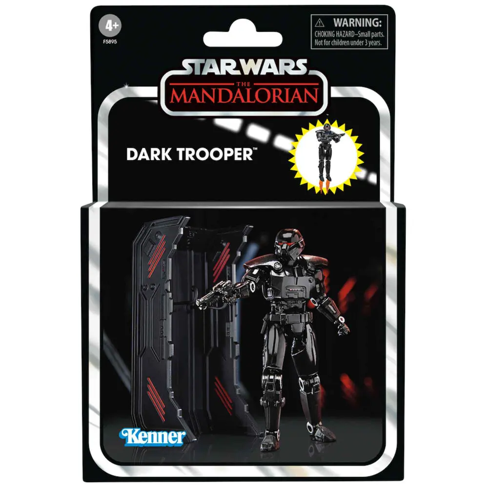 Star Wars: The Mandalorian Colecția Vintage Figurina de acțiune 2022 Dark Trooper 10 cm poza produsului