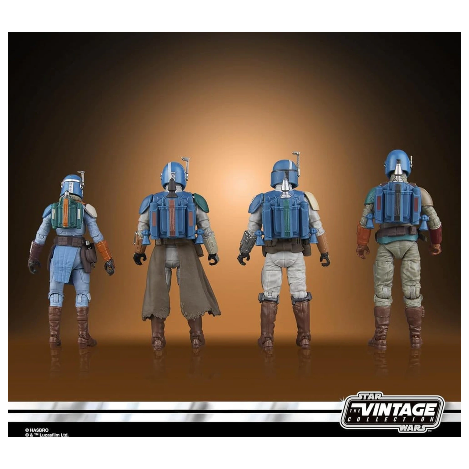 Star Wars The Mandalorian Vintage Collection Figurina de actiune pachet de 4 Mandalorian Shriek-Hawk 10 cm poza produsului