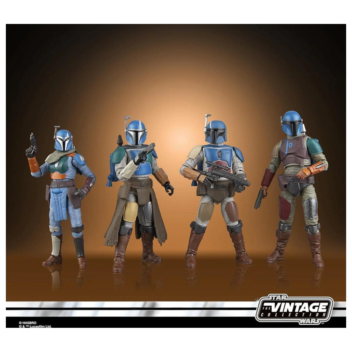 Star Wars The Mandalorian Vintage Collection Figurina de actiune pachet de 4 Mandalorian Shriek-Hawk 10 cm poza produsului