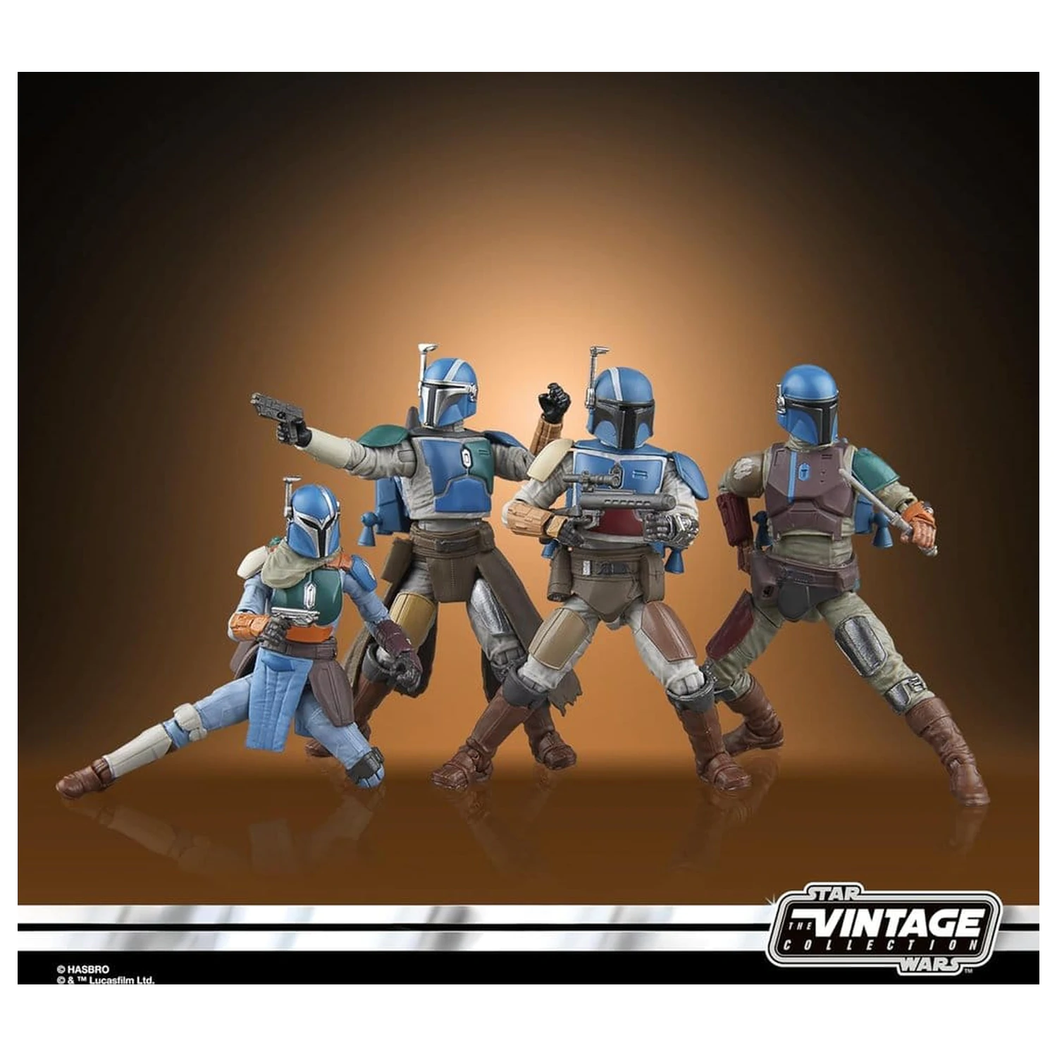 Star Wars The Mandalorian Vintage Collection Figurina de actiune pachet de 4 Mandalorian Shriek-Hawk 10 cm poza produsului