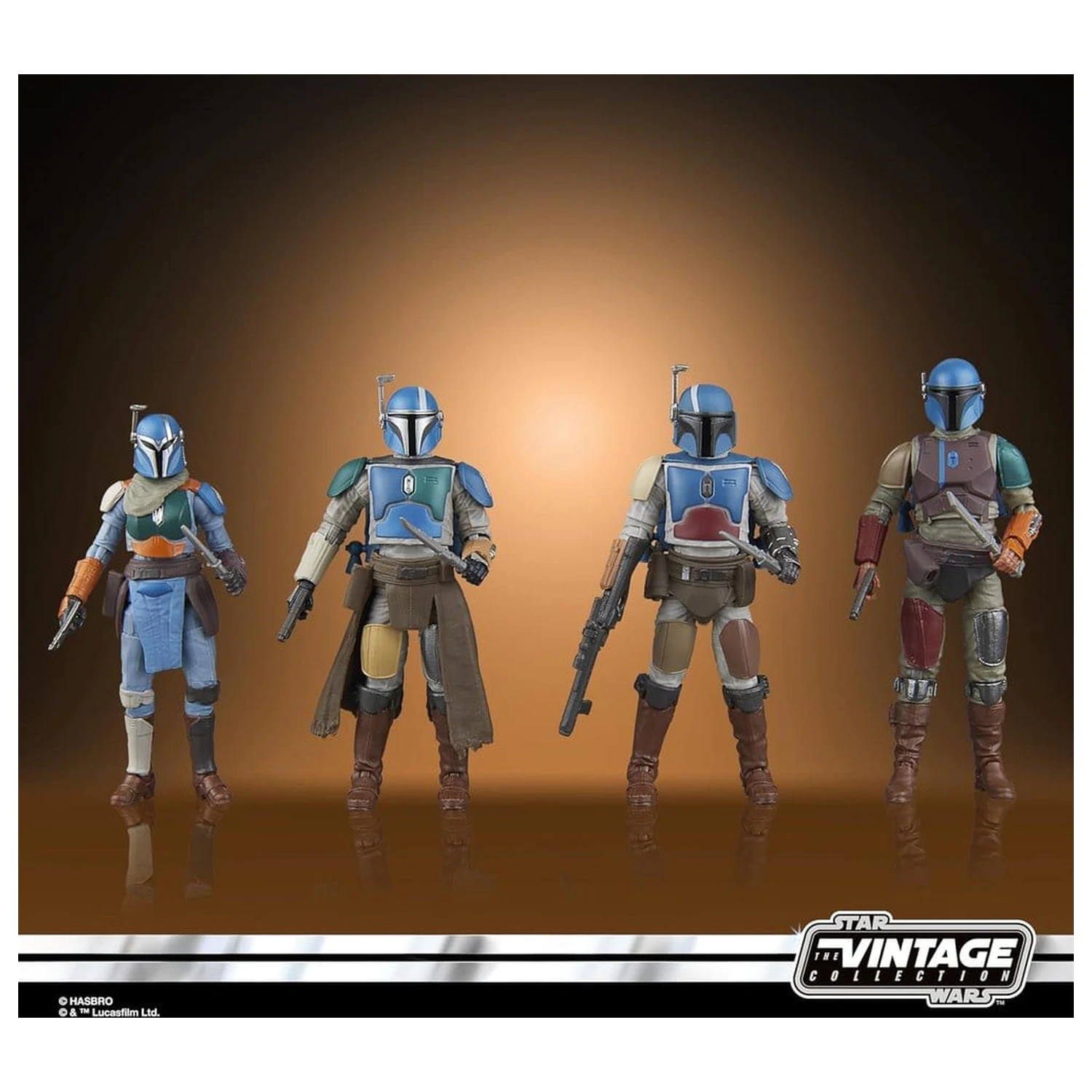 Star Wars The Mandalorian Vintage Collection Figurina de actiune pachet de 4 Mandalorian Shriek-Hawk 10 cm poza produsului