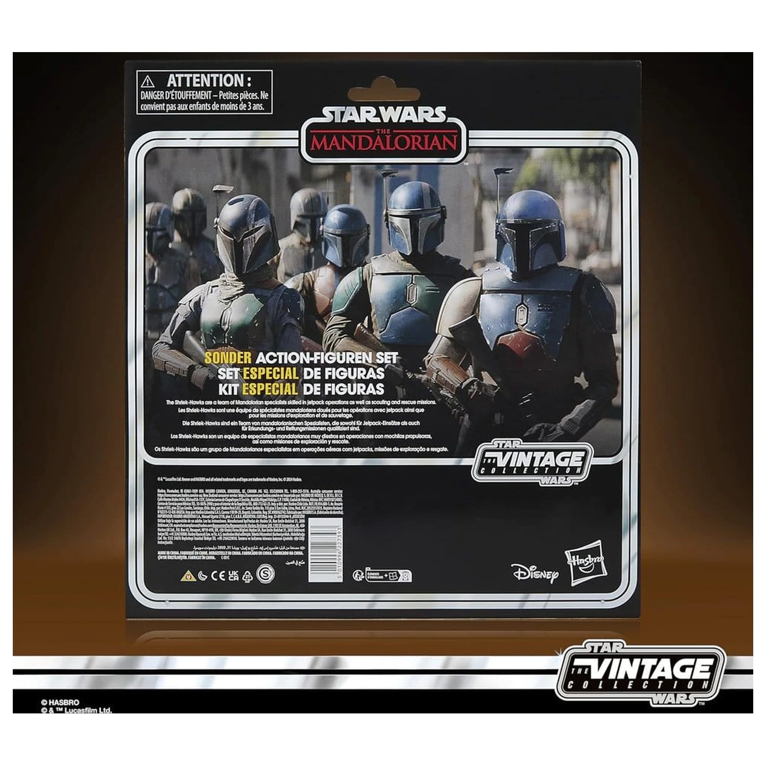 Star Wars The Mandalorian Vintage Collection Figurina de actiune pachet de 4 Mandalorian Shriek-Hawk 10 cm poza produsului