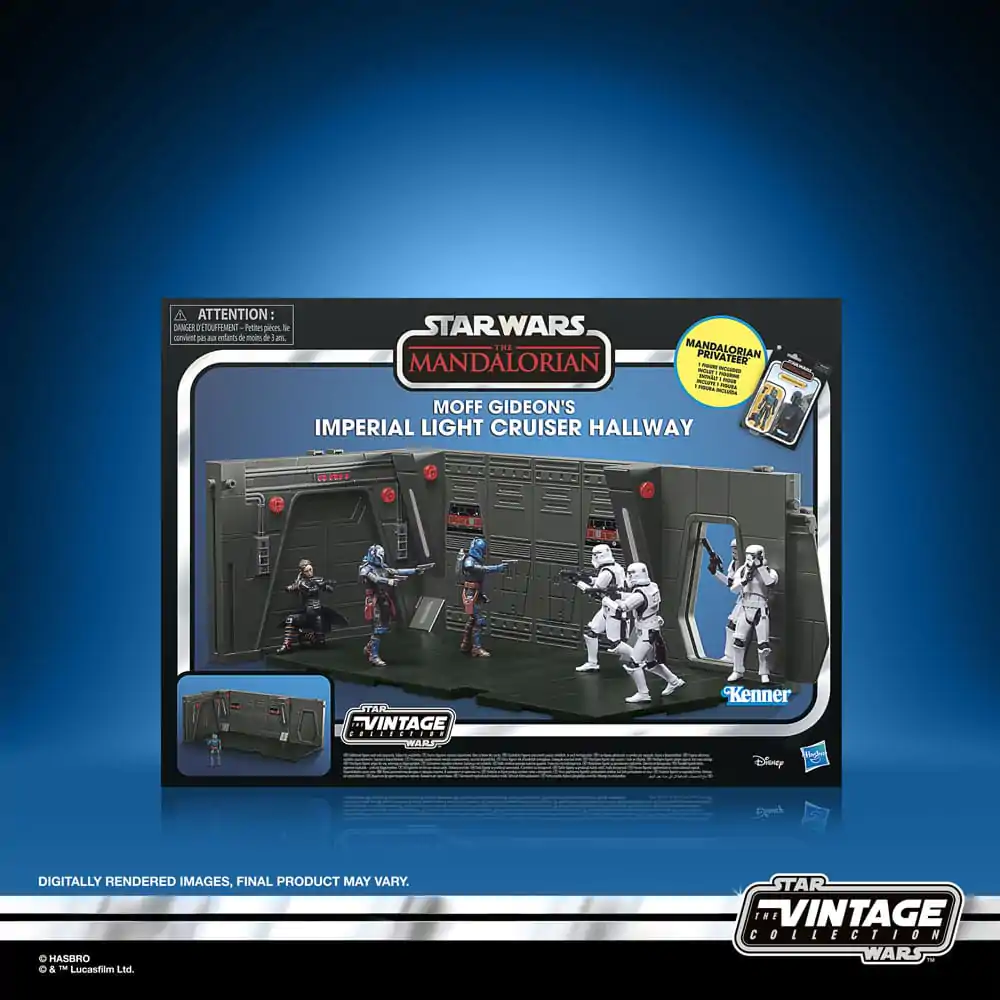 Star Wars: The Mandalorian Vintage Collection Coridorul Tantive IV cu figurină Mandalorian Privateer 10 cm poza produsului