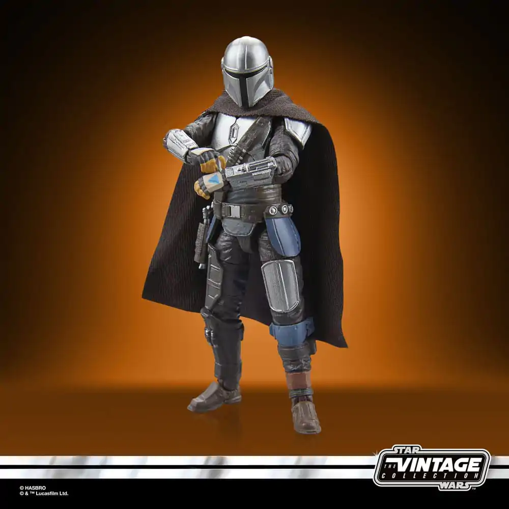 Star Wars: The Mandalorian Vintage Collection Figurina de acțiune The Mandalorian (Imperial Base) 10 cm poza produsului