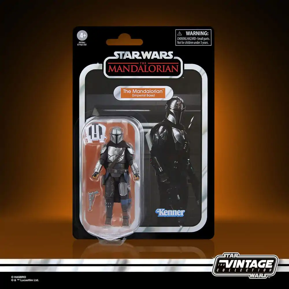 Star Wars: The Mandalorian Vintage Collection Figurina de acțiune The Mandalorian (Imperial Base) 10 cm poza produsului