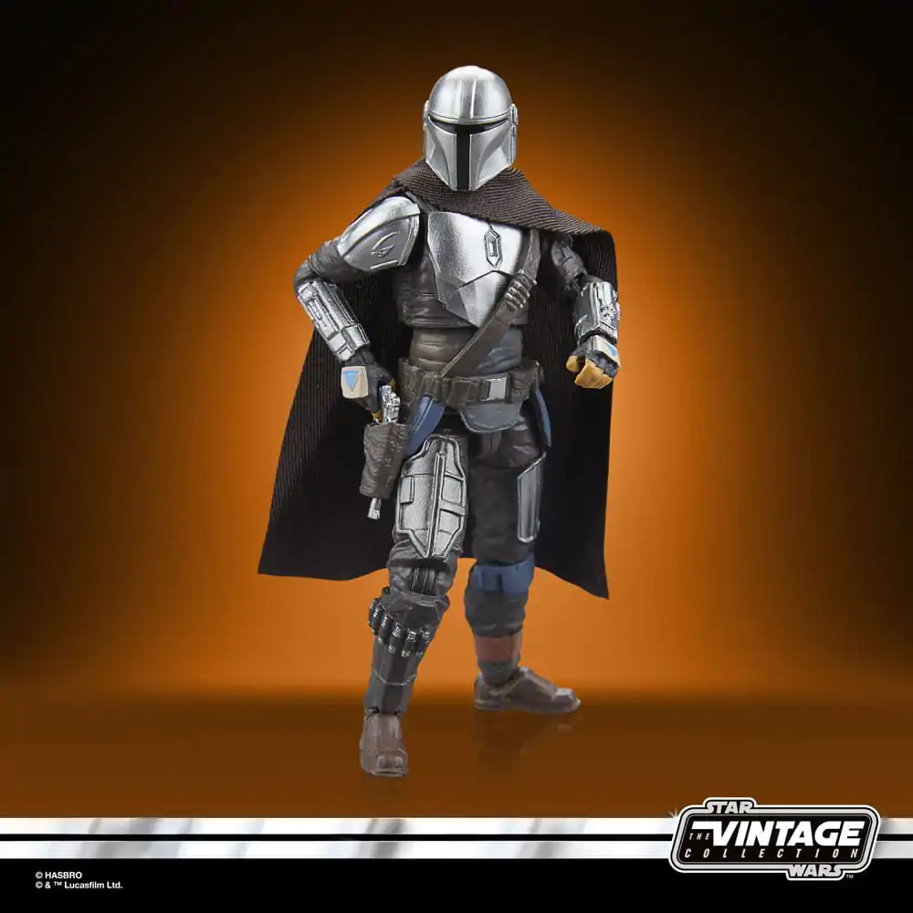 Star Wars: The Mandalorian Vintage Collection Figurina de acțiune The Mandalorian (Imperial Base) 10 cm poza produsului