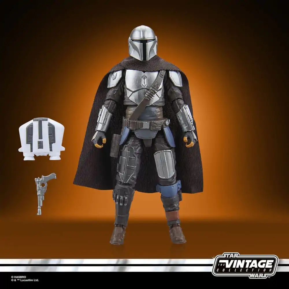 Star Wars: The Mandalorian Vintage Collection Figurina de acțiune The Mandalorian (Imperial Base) 10 cm poza produsului
