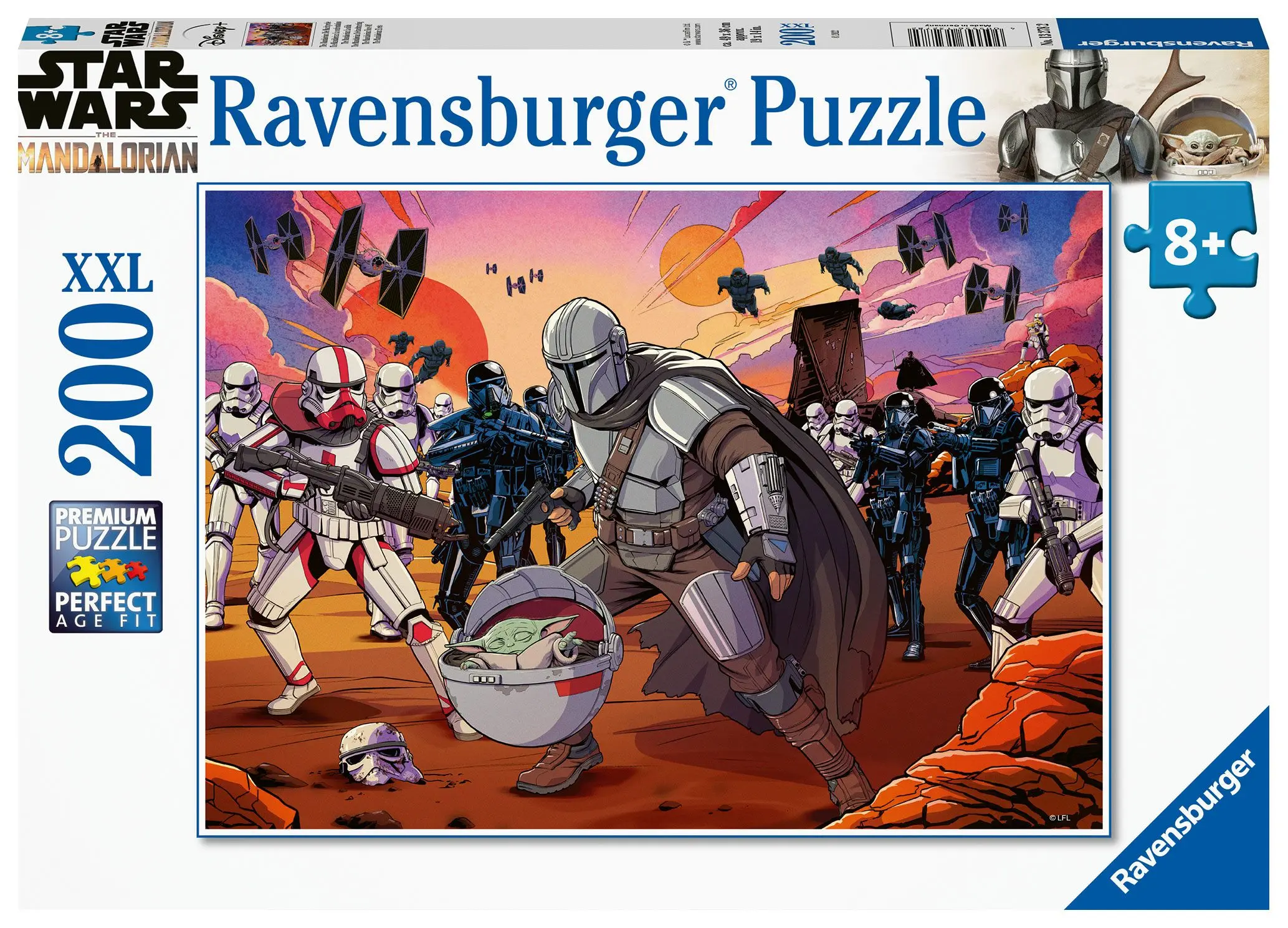 Star Wars Jigsaw Puzzle The Mandalorian: Face-Off (200 piese) poza produsului