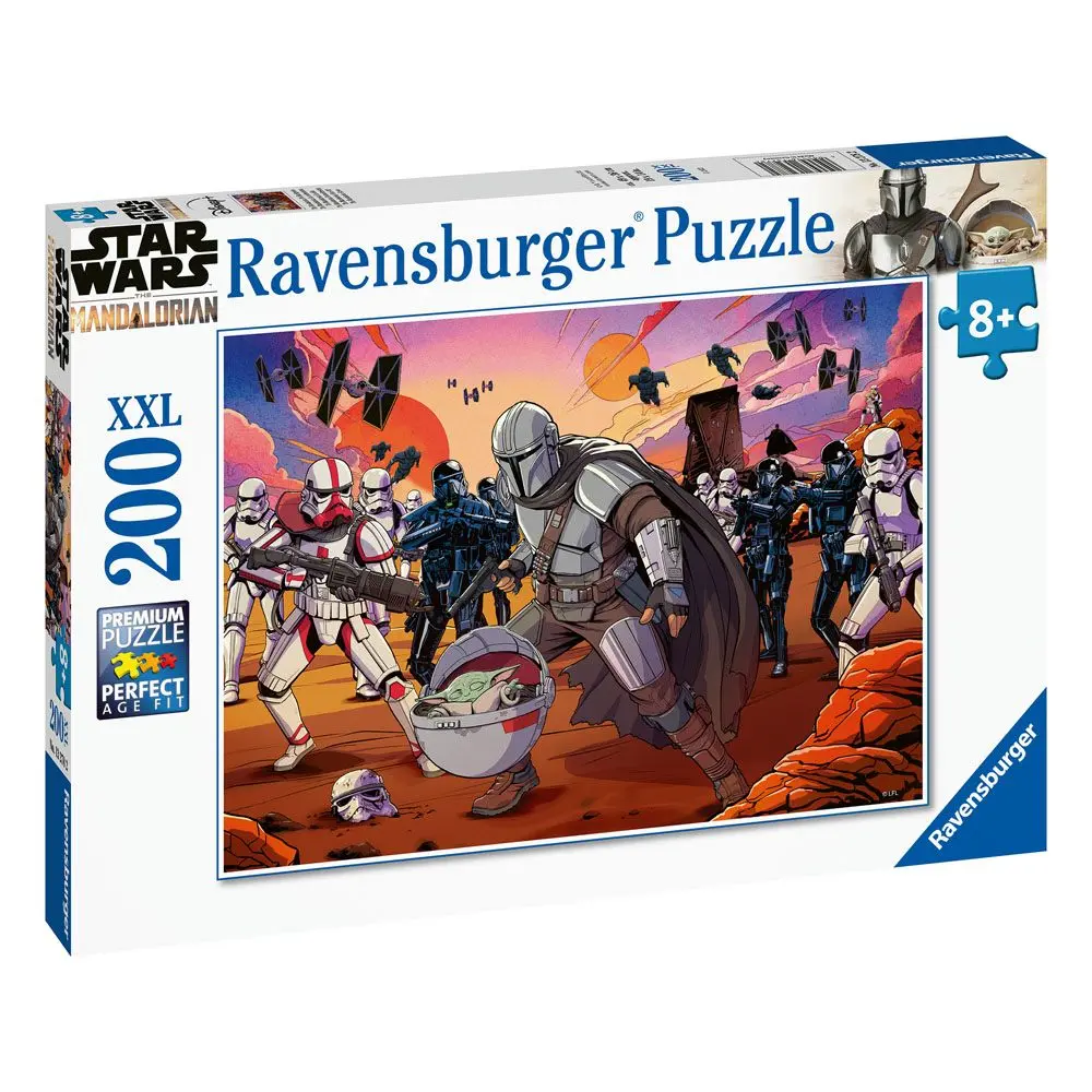 Star Wars Jigsaw Puzzle The Mandalorian: Face-Off (200 piese) poza produsului
