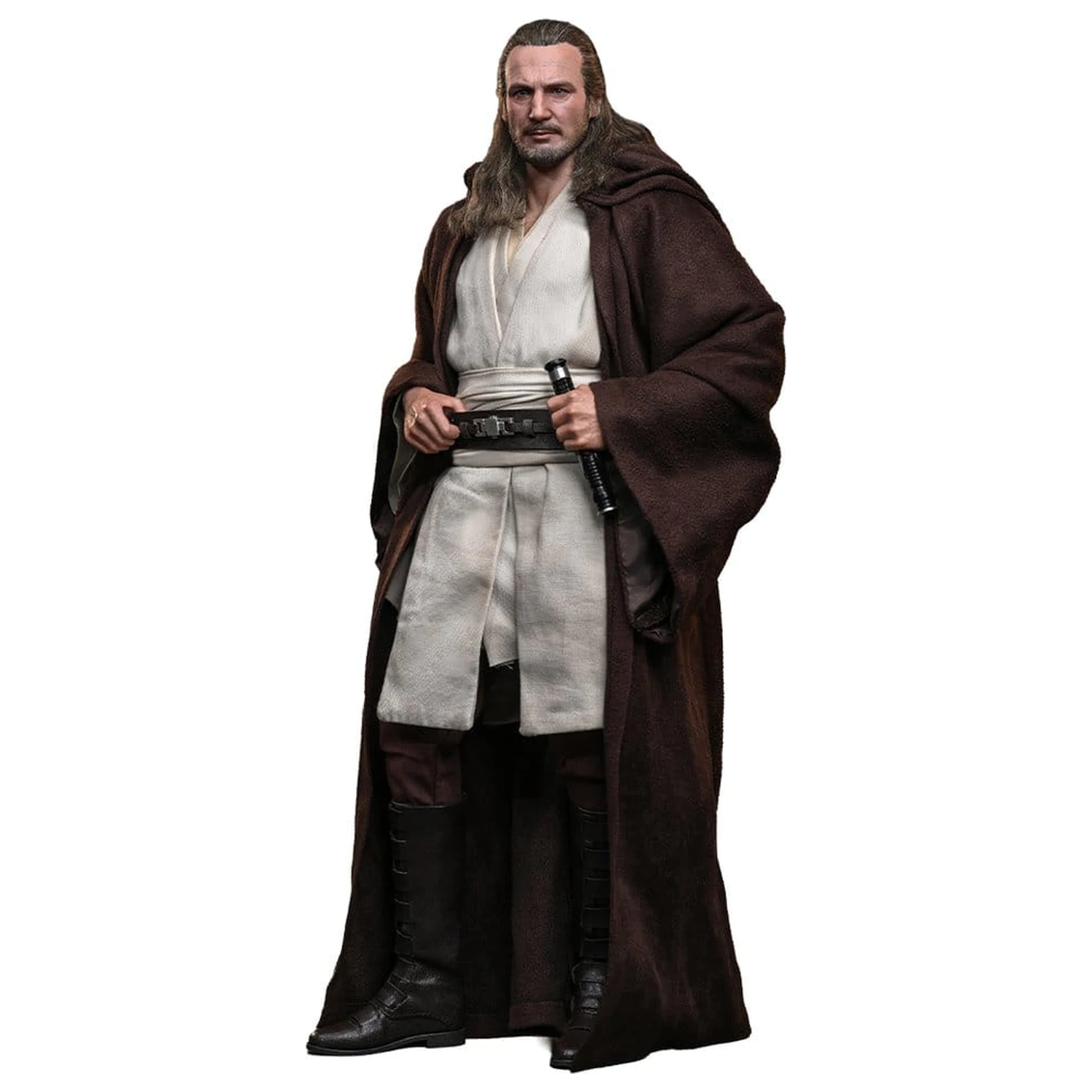 Star Wars: The Phantom Menace Movie Masterpiece Figurina de actiune 1/6 Qui-Gon Jinn (Artisan Edition) Hot Toys Exclusive 32 cm poza produsului
