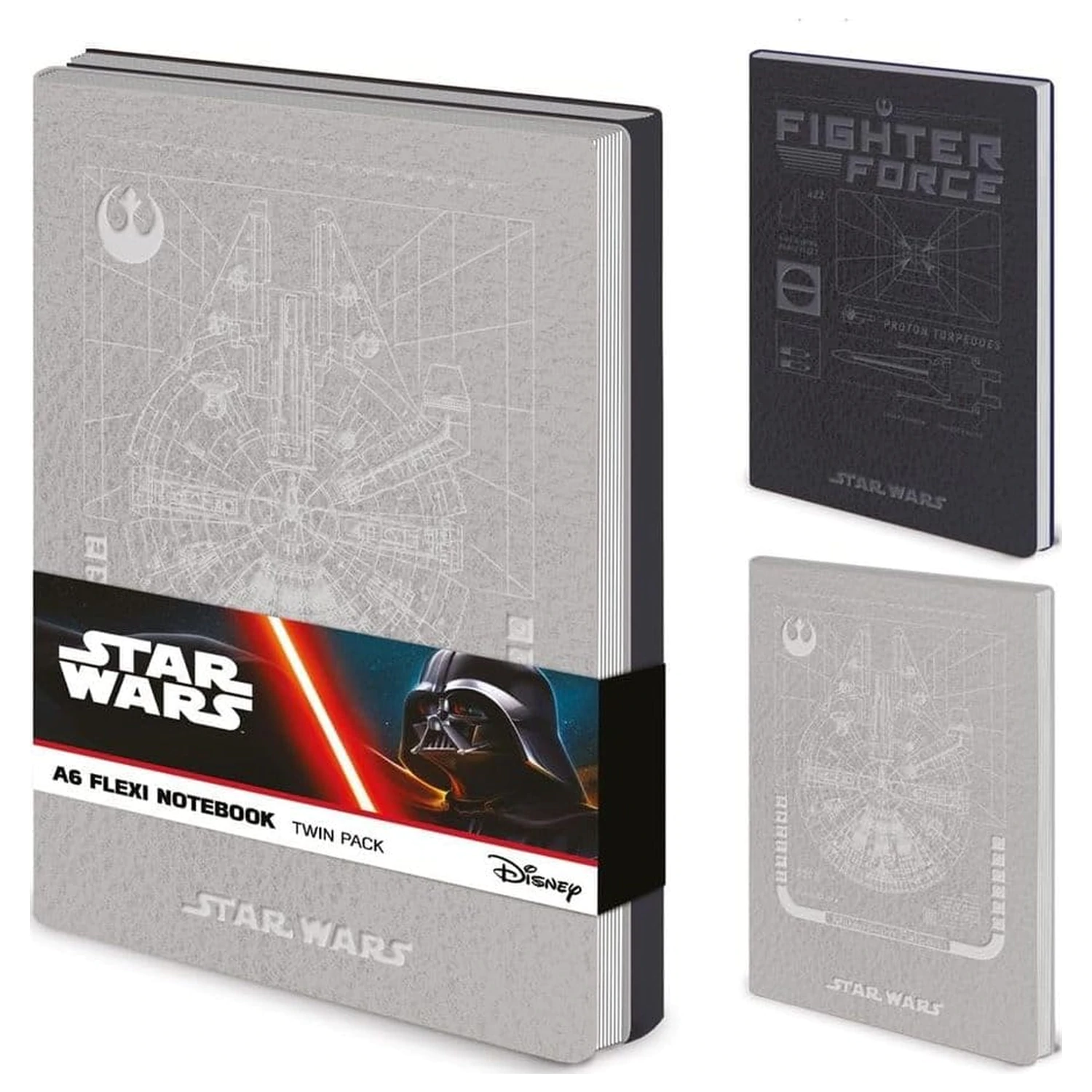 Star Wars A6 caiet flexibil pachet dublu (Rebel) poza produsului