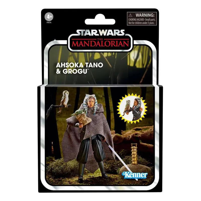 Star Wars: The Mandalorian Vintage Collection Figurina Acțiune 2022 Ahsoka Tano & Grogu 10 cm poza produsului