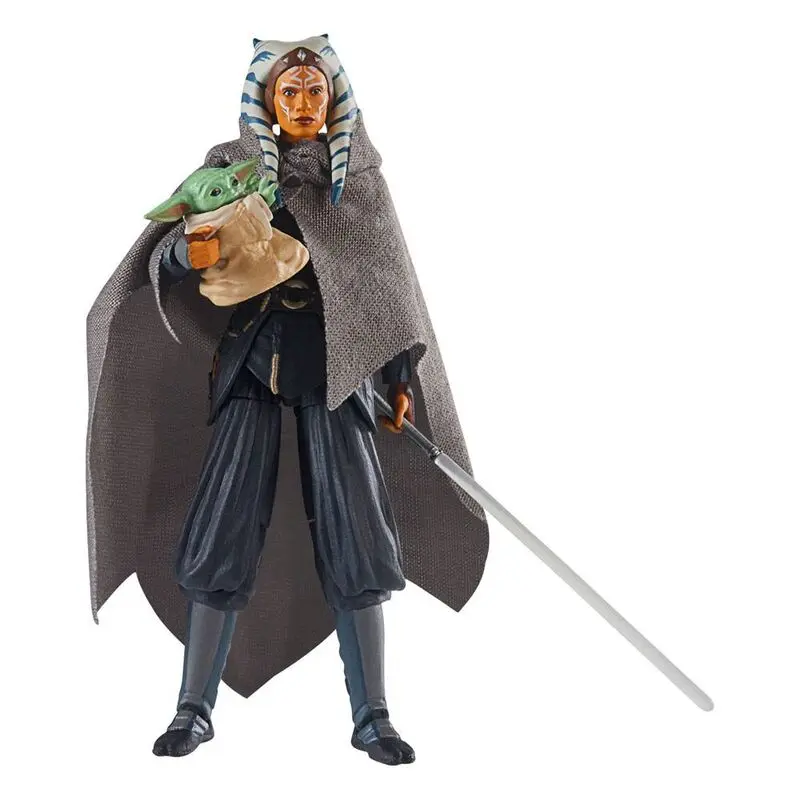 Star Wars: The Mandalorian Vintage Collection Figurina Acțiune 2022 Ahsoka Tano & Grogu 10 cm poza produsului