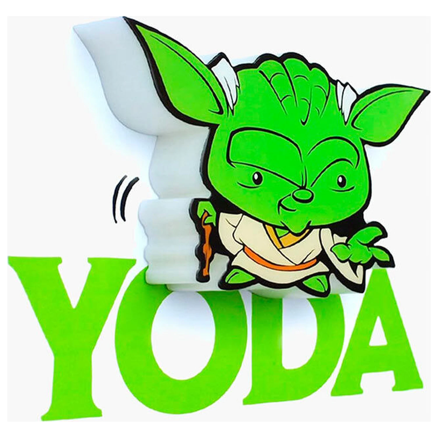Star Wars Yoda 3D Light FX mini lampa poza produsului