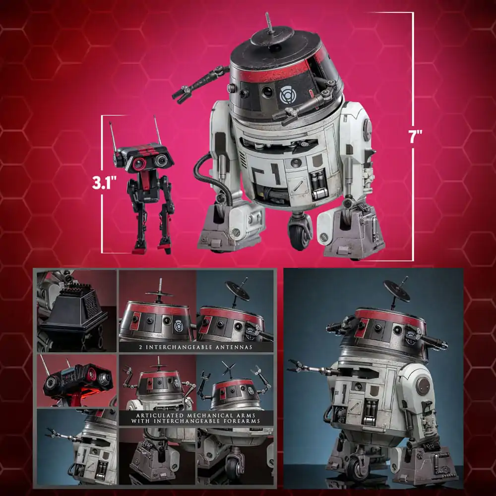 Star Wars Set de figurine de actiune 1/6 Chopper (C1-10P™) & BD-1™ (Imperial Disguise) 18 cm & 8 cm poza produsului