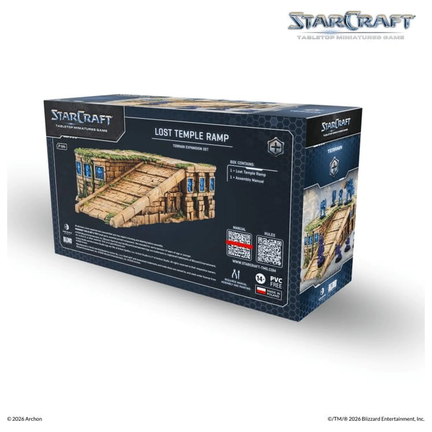 StarCraft TMG Expansion Set Teren: Lost Temple Ramp poza produsului