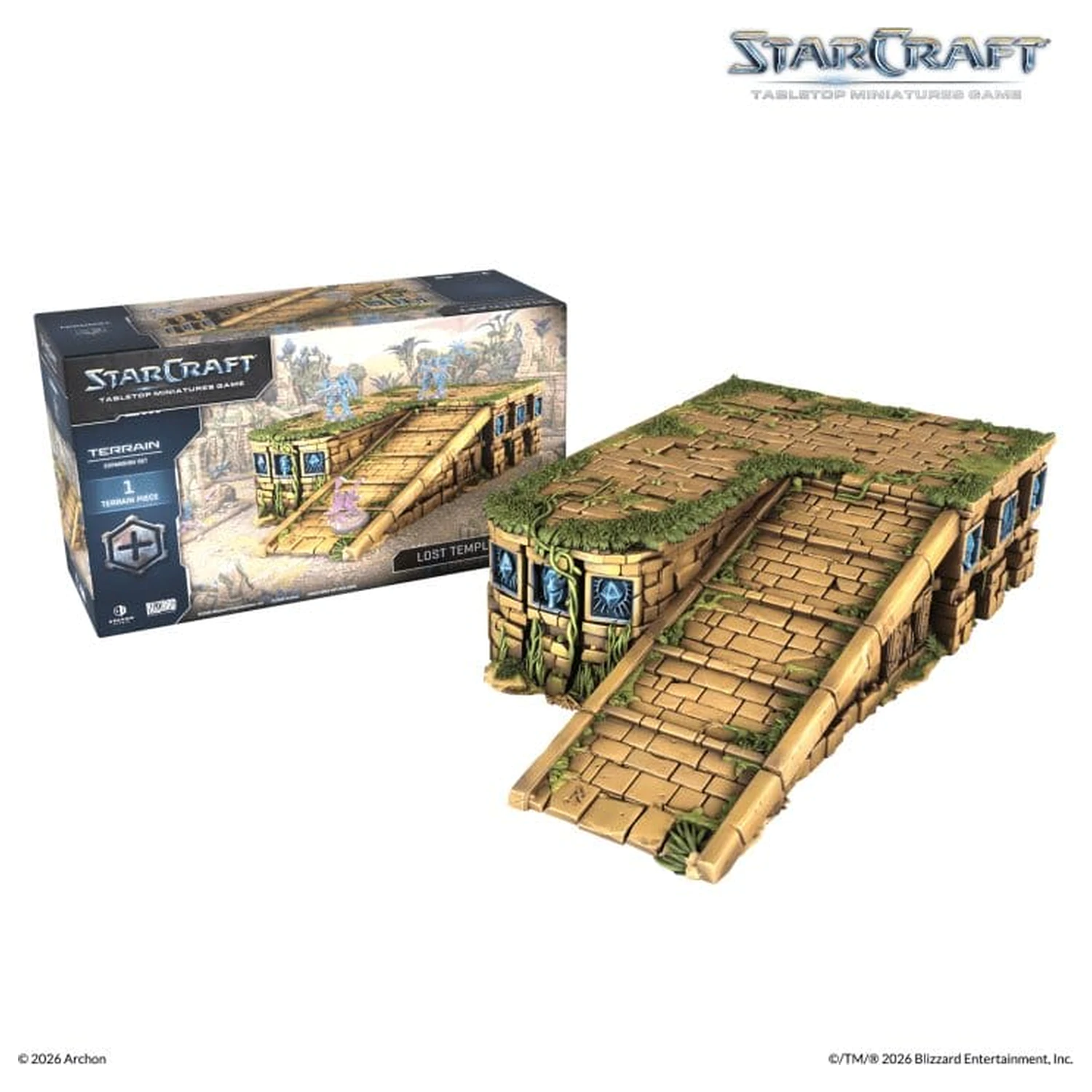 StarCraft TMG Expansion Set Teren: Lost Temple Ramp poza produsului