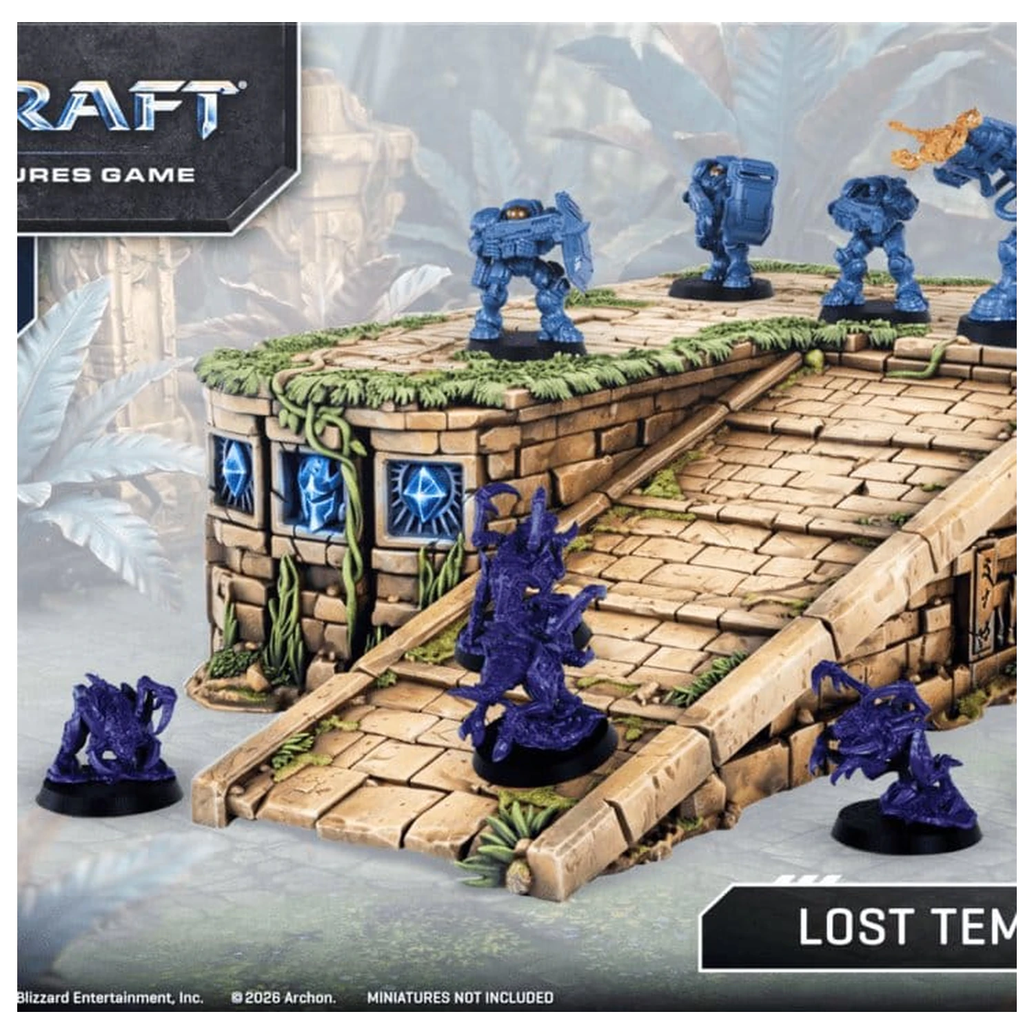 StarCraft TMG Expansion Set Teren: Lost Temple Ramp poza produsului