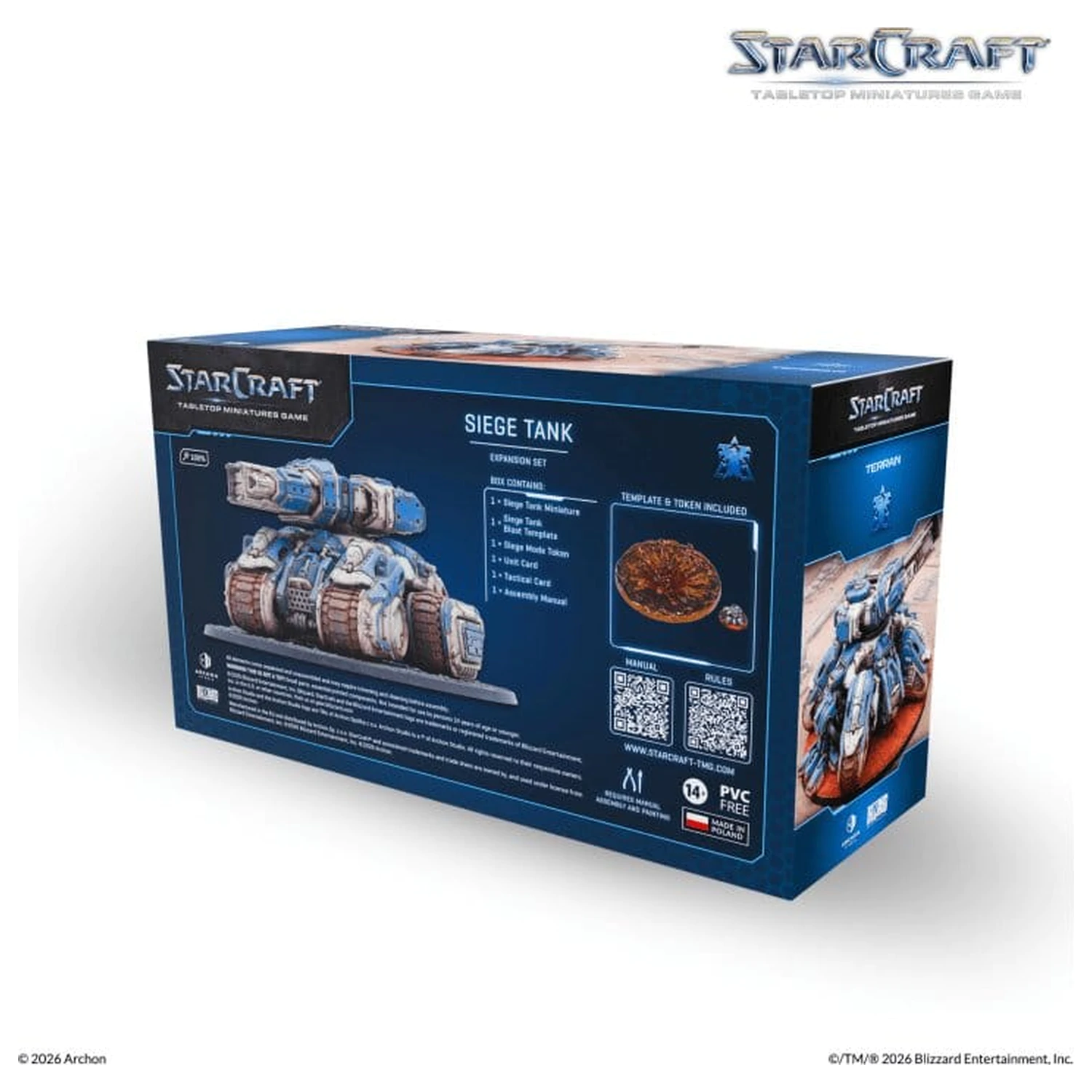 StarCraft TMG Expansion Set Terran: Siege Tank poza produsului