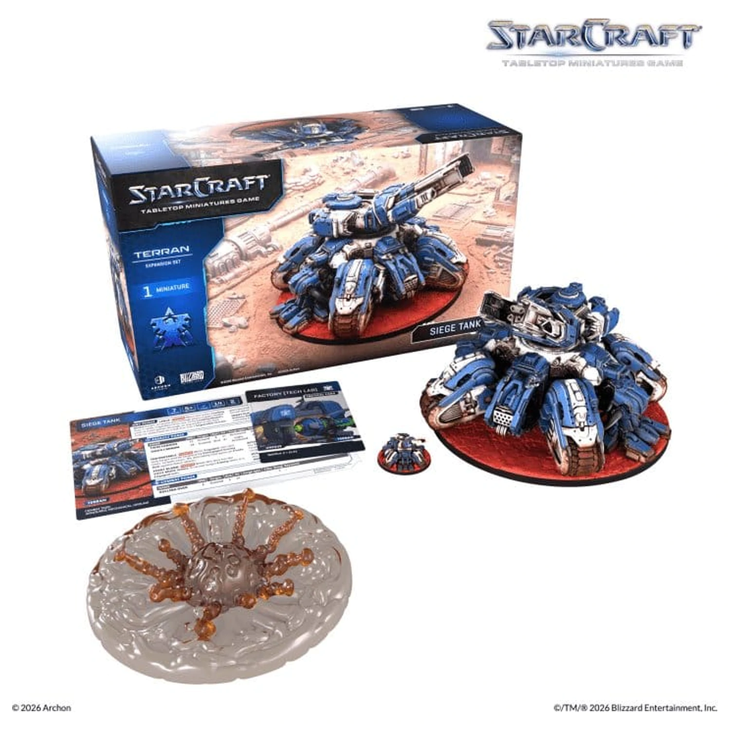 StarCraft TMG Expansion Set Terran: Siege Tank poza produsului