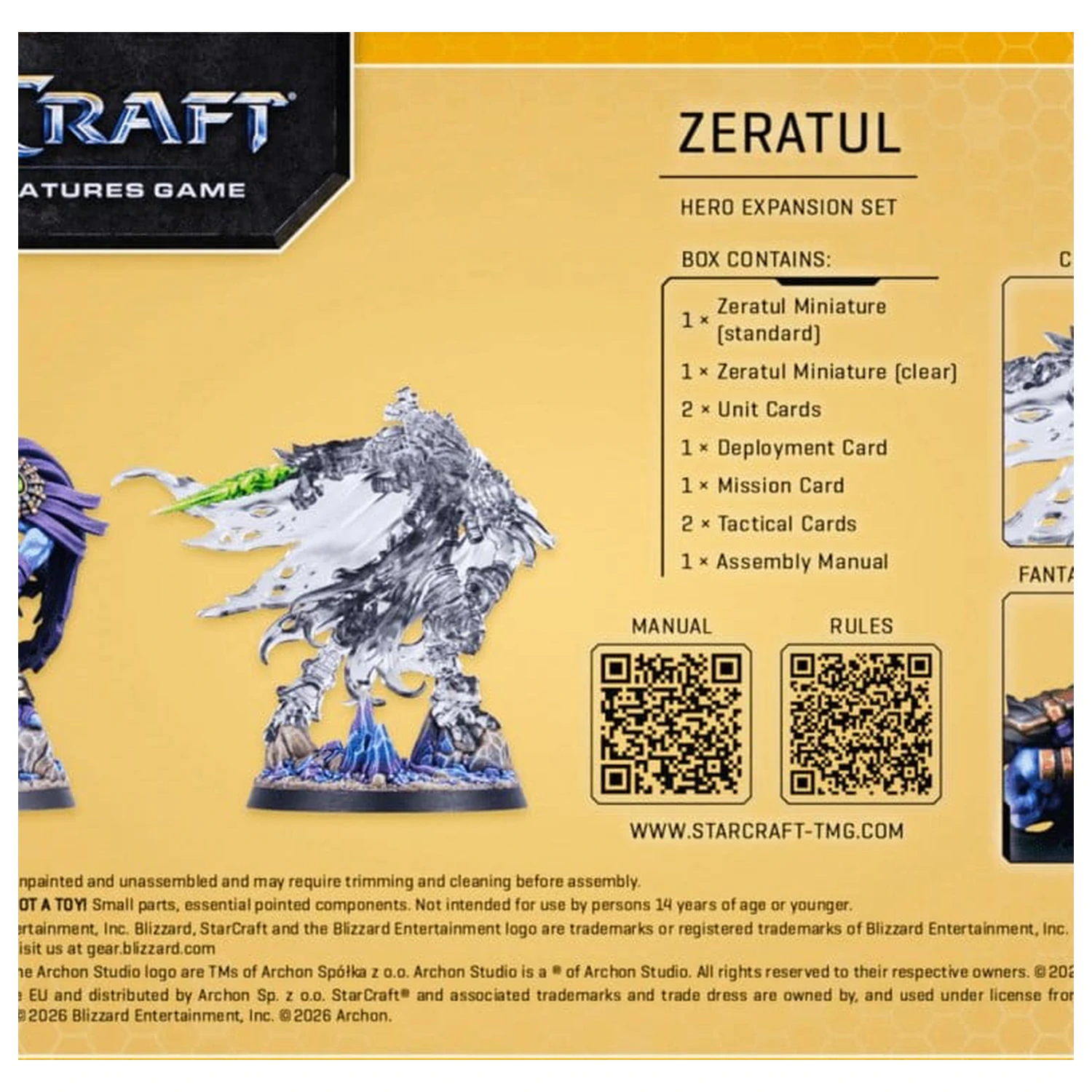 StarCraft TMG Hero Expansion Set Protoss: Zeratul poza produsului