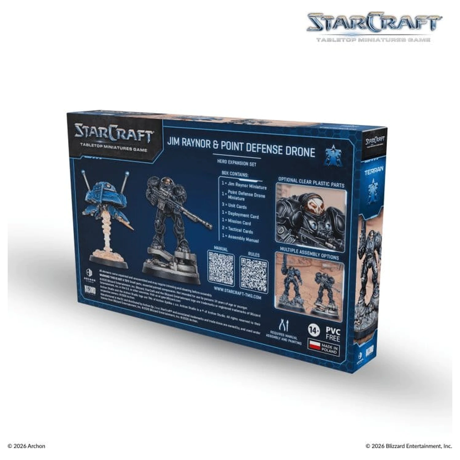 StarCraft TMG Set Expansiune Erou Terran: Jim Raynor & Drona de Aparare Punctuala poza produsului