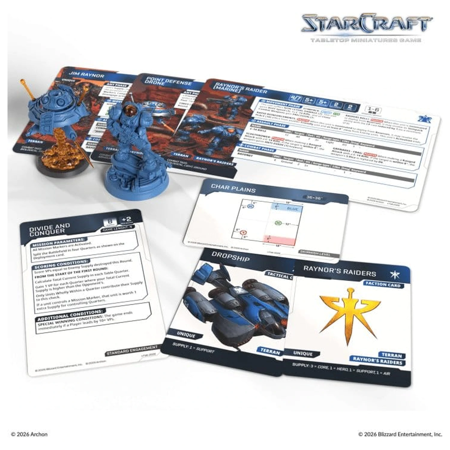 StarCraft TMG Set Expansiune Erou Terran: Jim Raynor & Drona de Aparare Punctuala poza produsului