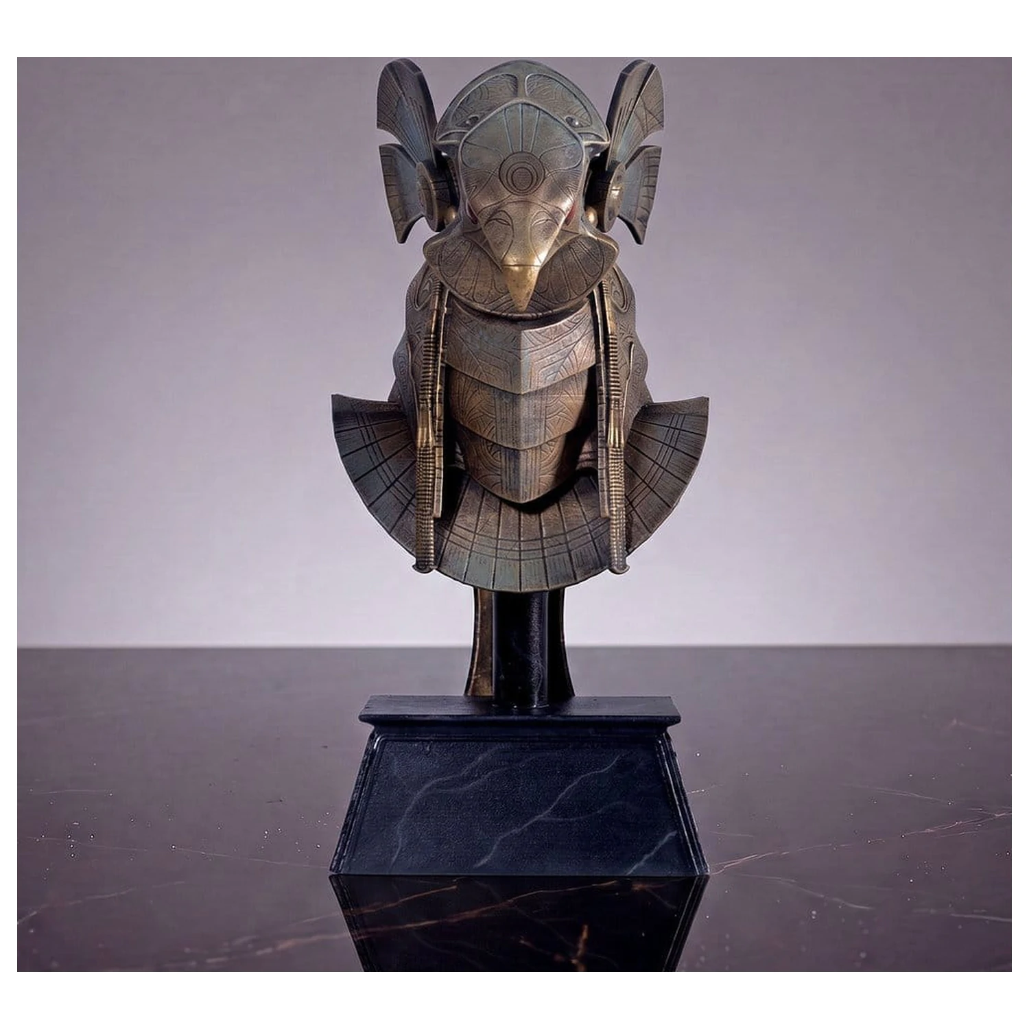 Stargate Desktop Replica Casca Replica Horus Guard Helmet 15 cm poza produsului