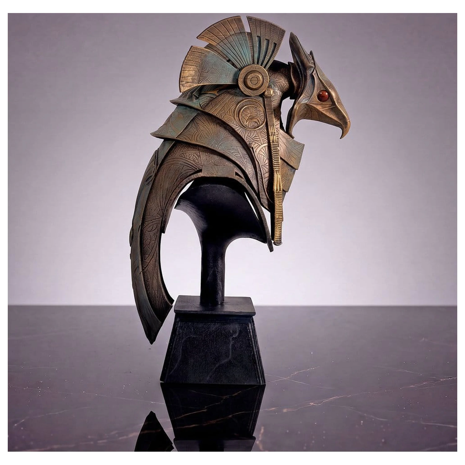 Stargate Desktop Replica Casca Replica Horus Guard Helmet 15 cm poza produsului