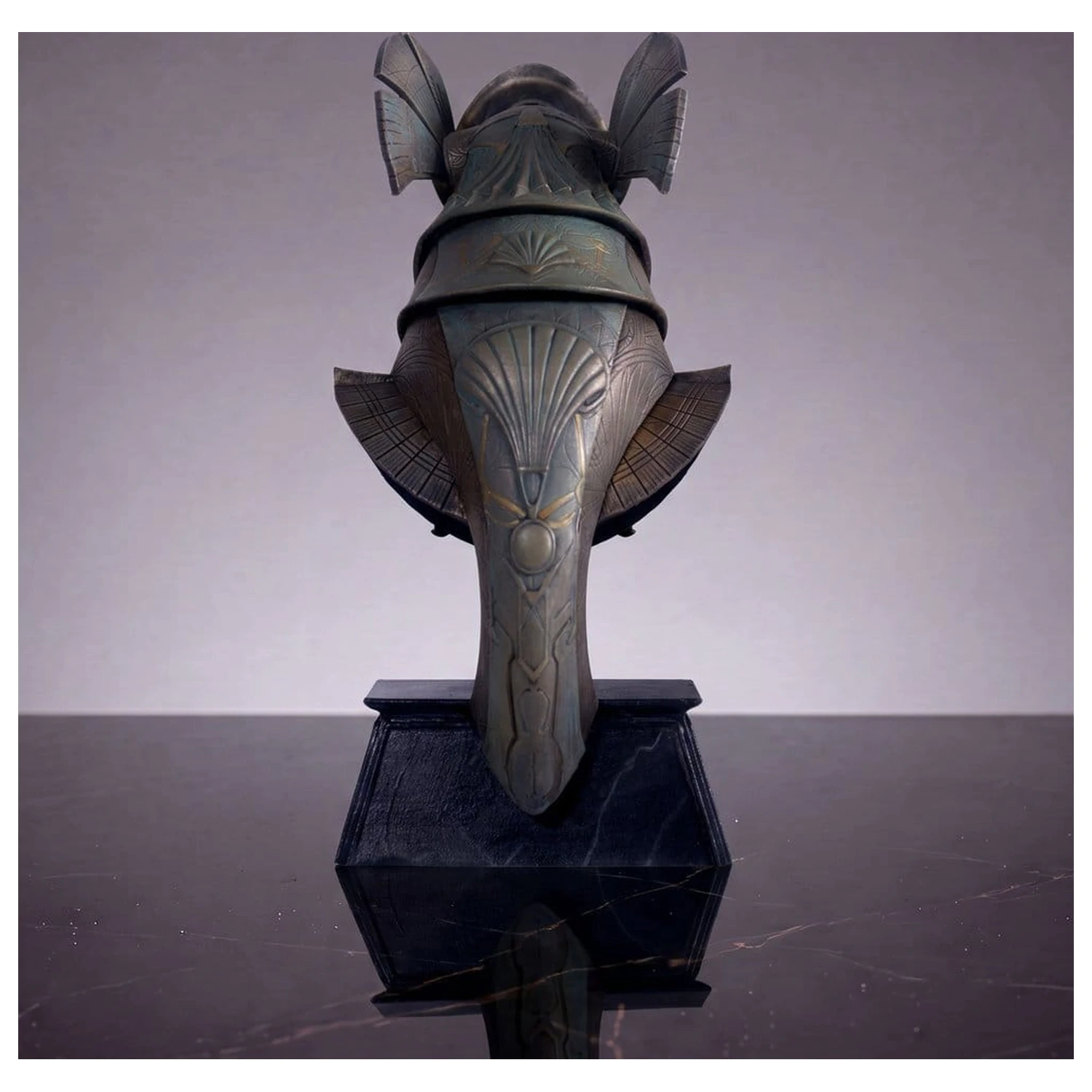 Stargate Desktop Replica Casca Replica Horus Guard Helmet 15 cm poza produsului