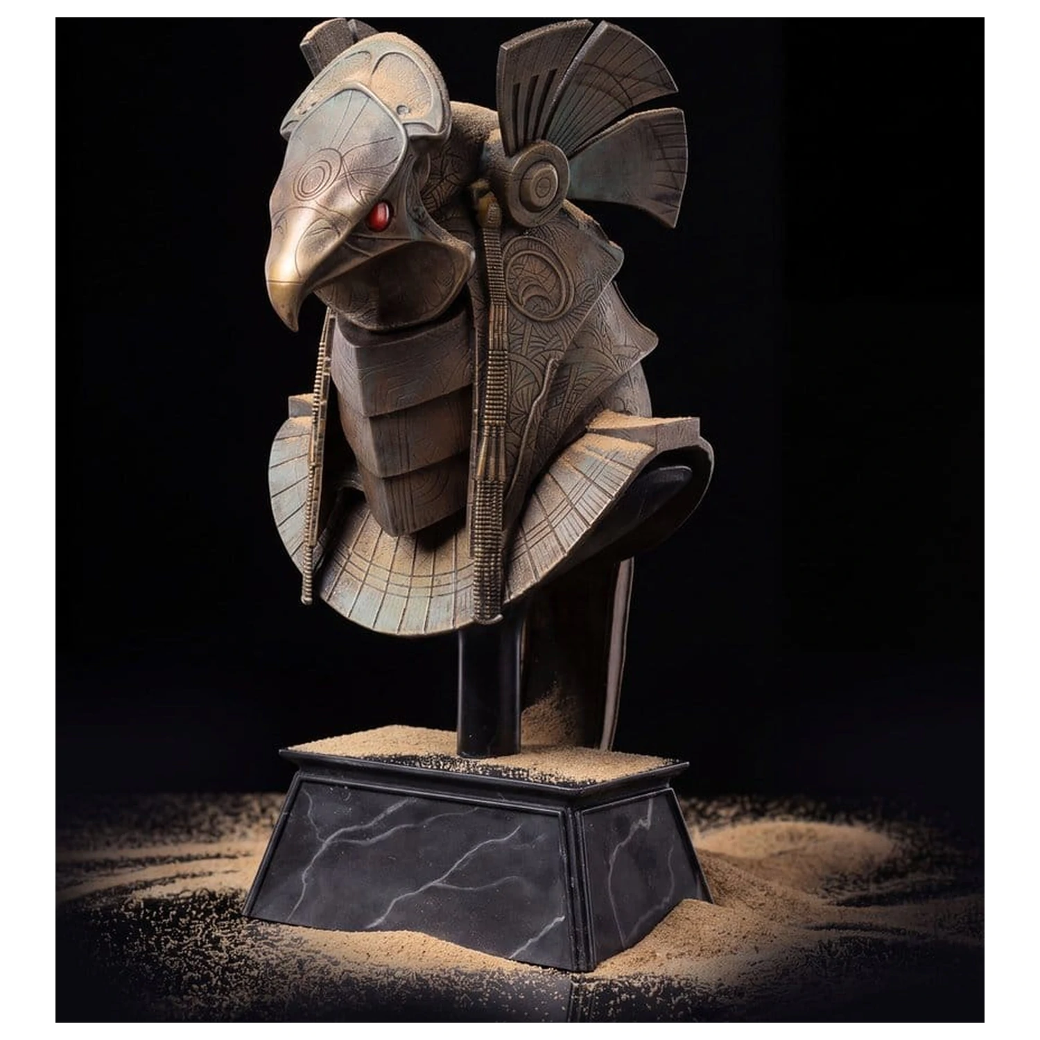 Stargate Desktop Replica Casca Replica Horus Guard Helmet 15 cm poza produsului