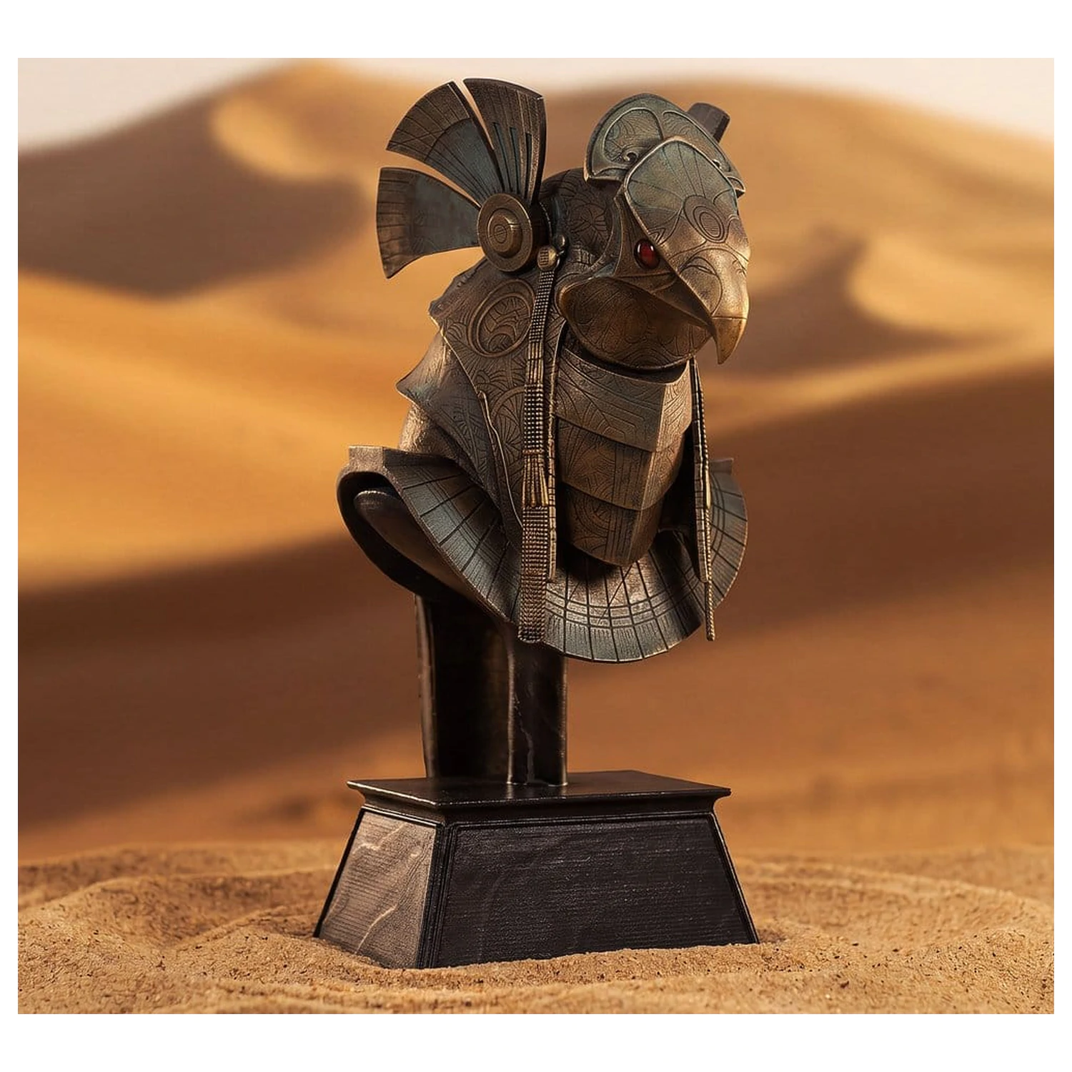 Stargate Desktop Replica Casca Replica Horus Guard Helmet 15 cm poza produsului