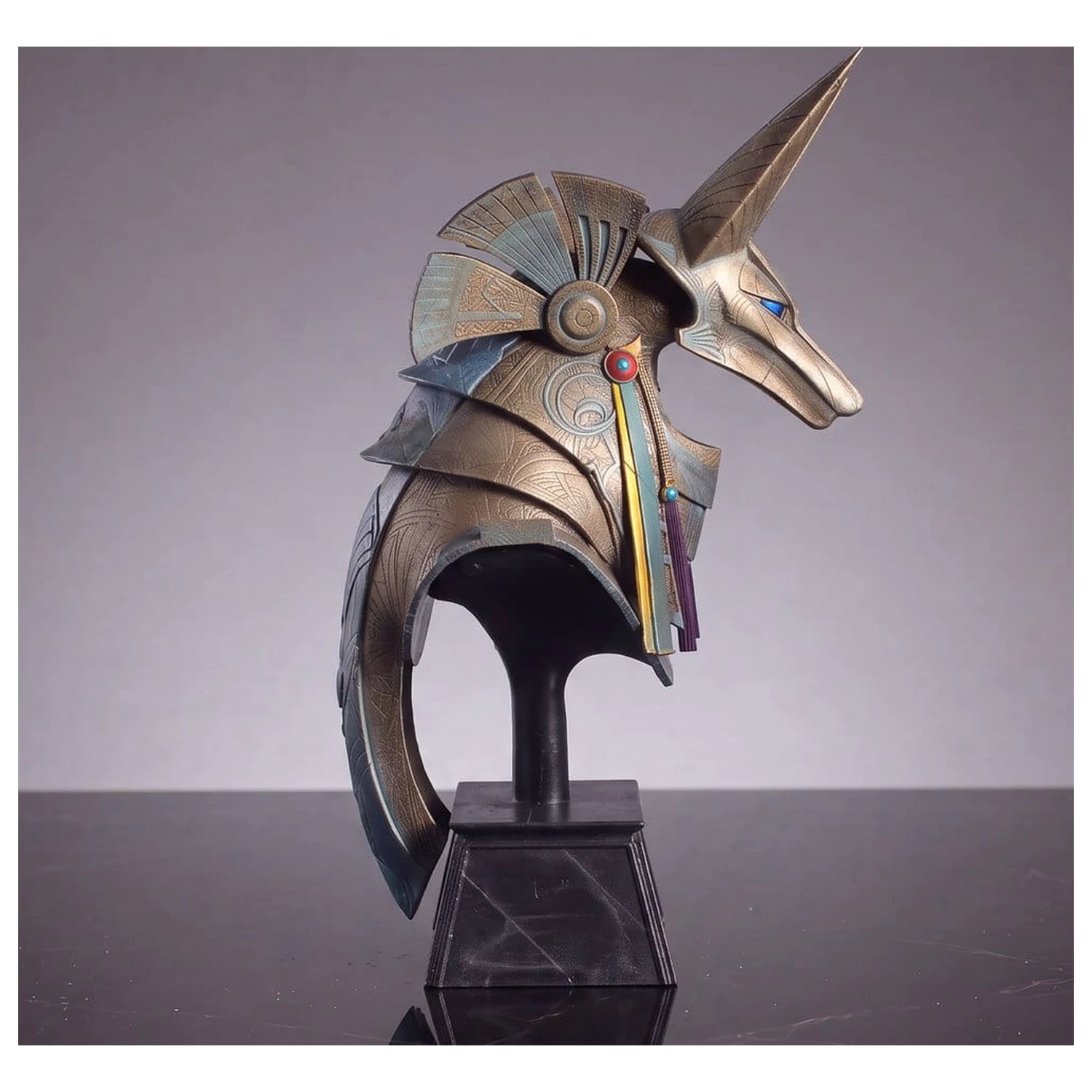 Stargate Desktop Replica Cască Replica Jackal Guard Cască Anubis 15 cm poza produsului