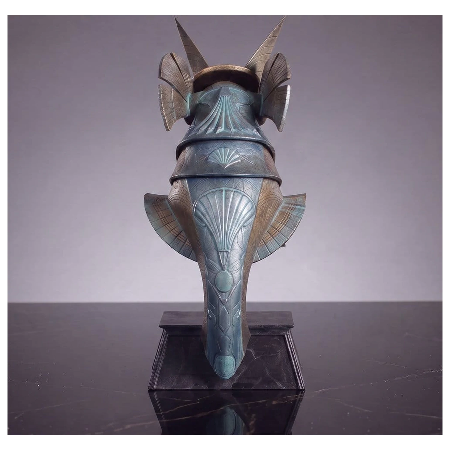 Stargate Desktop Replica Cască Replica Jackal Guard Cască Anubis 15 cm poza produsului
