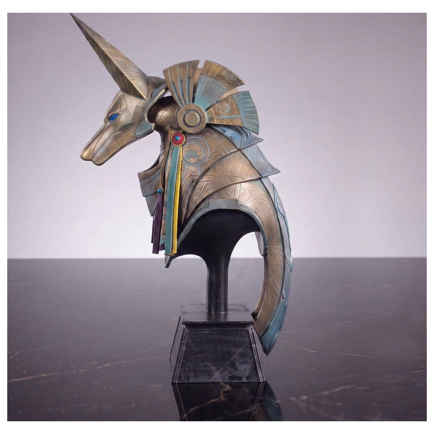 Stargate Desktop Replica Cască Replica Jackal Guard Cască Anubis 15 cm poza produsului