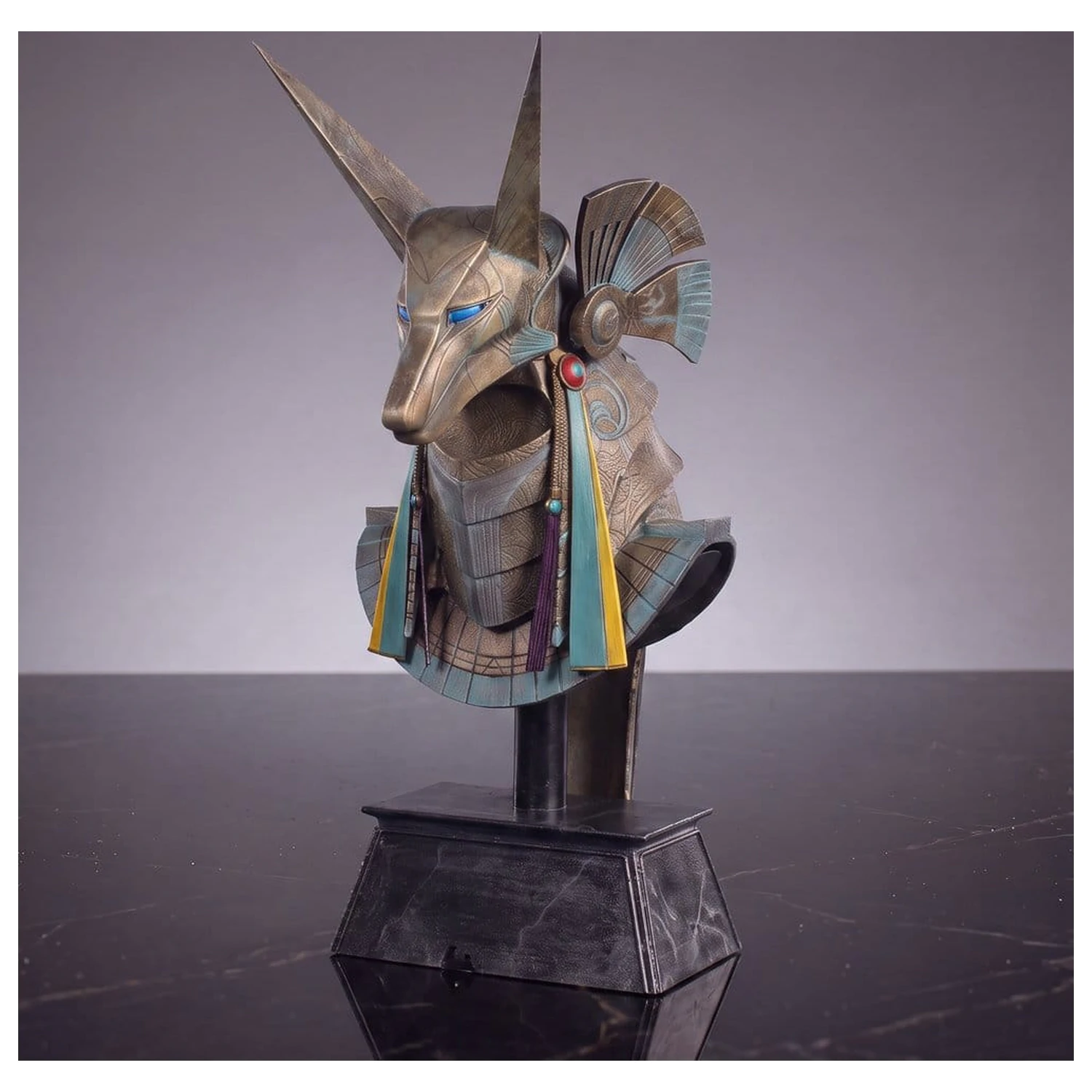 Stargate Desktop Replica Cască Replica Jackal Guard Cască Anubis 15 cm poza produsului
