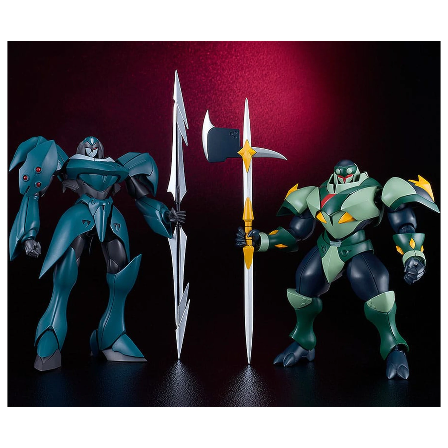 Starknight Tekkaman Blade Moderoid Set 2 figurine model din plastic Tekkaman Dagger si Tekkaman Axe poza produsului
