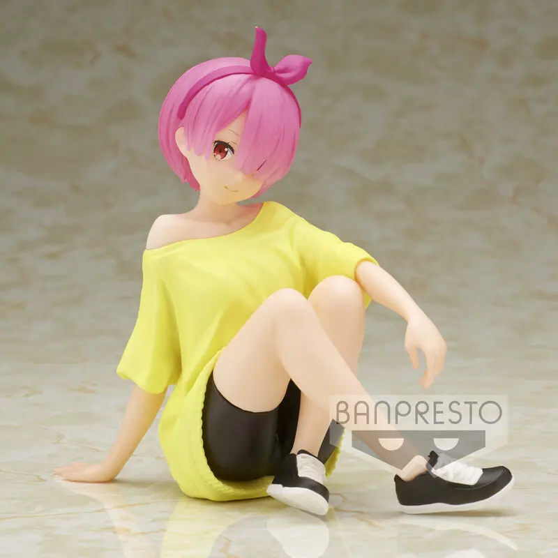 Starting Life in Another World Re:Zero Relax Time Ram Training Syle figurină 14cm poza produsului