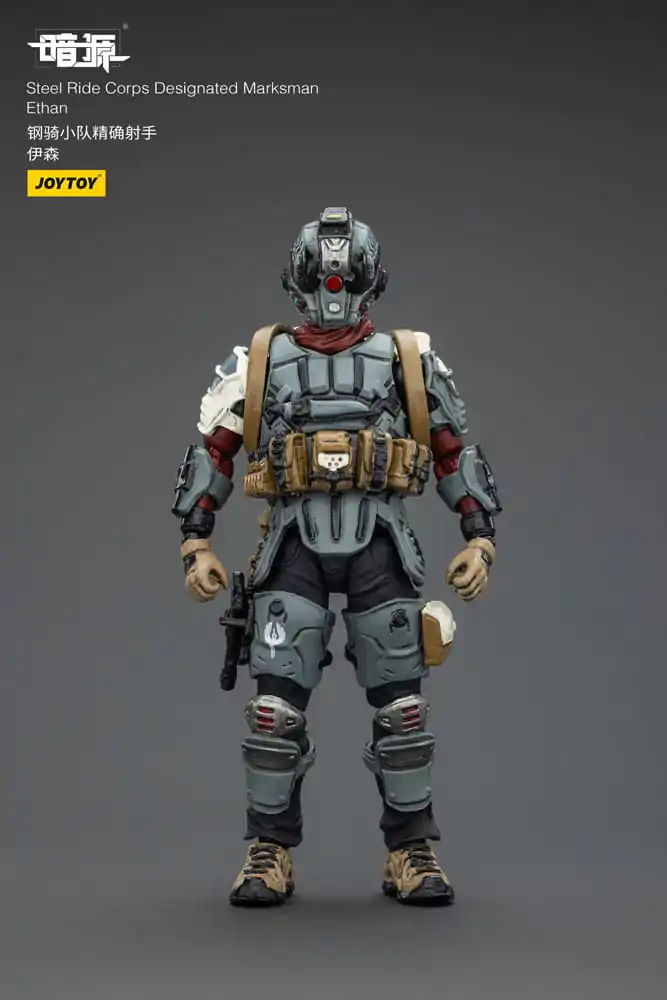 Steel Ride Corps Dark Source Figurina de actiune Designated Marksman Ethan 7 cm poza produsului