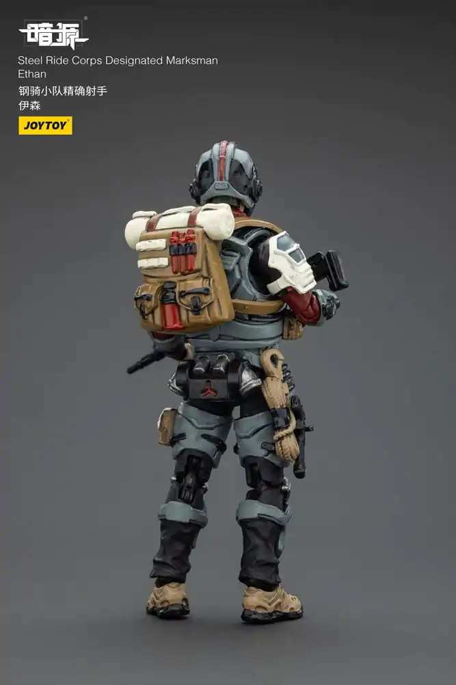 Steel Ride Corps Dark Source Figurina de actiune Designated Marksman Ethan 7 cm poza produsului