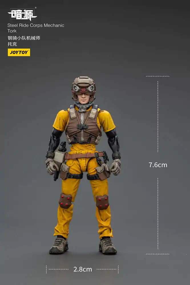 Steel Ride Corps Dark Source Figurina de Actiune Mechanic Tork 7 cm poza produsului