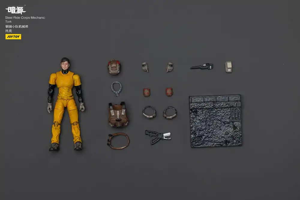 Steel Ride Corps Dark Source Figurina de Actiune Mechanic Tork 7 cm poza produsului