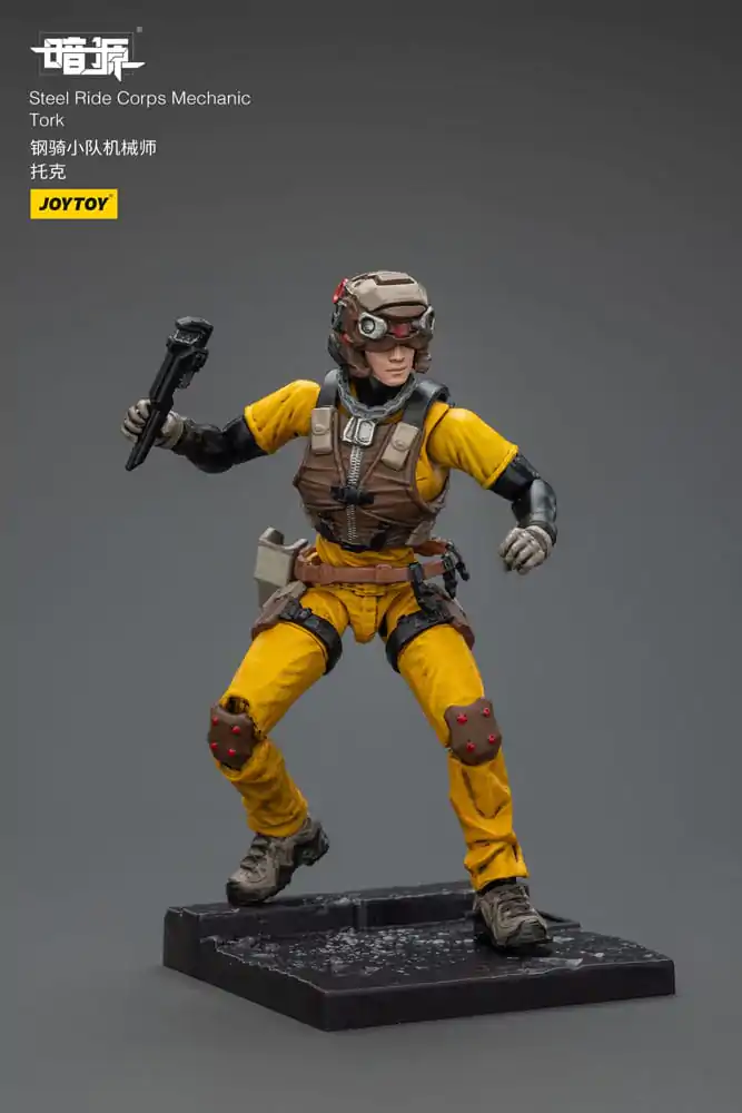 Steel Ride Corps Dark Source Figurina de Actiune Mechanic Tork 7 cm poza produsului